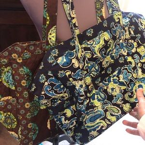 Two Extra Large Longaberger Tote Bags